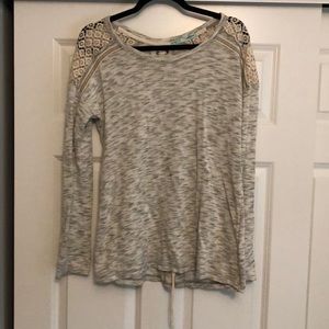 Maurice’s Lace Detail & Lace up back Sweatshirt